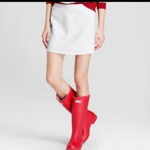 Hunter for Target white mini skirt small new